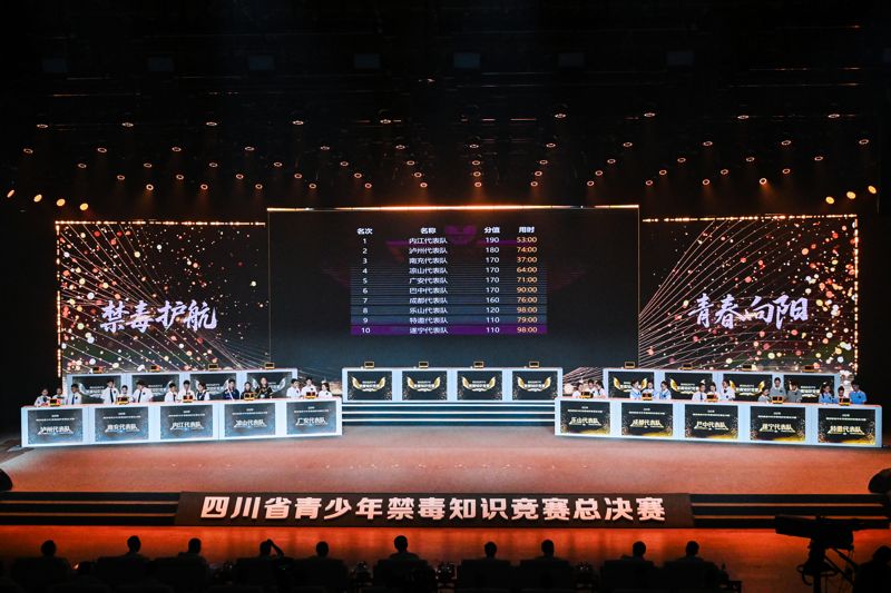 于立军出席四川省首届青少年禁毒知识竞赛总决赛